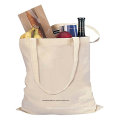 OEM Produce Logo Printed Promotional Duty Natural Cotton Canvas Craft Tote Handles Bag